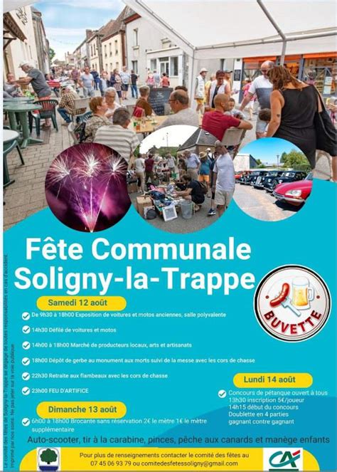 SOLIGNY LA TRAPPE Fête communale TOUTE L INFO DE L ORNE ET DU SUD