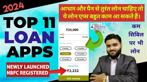 TOP 11 LOAN APPS NEW LOAN APPS 2024 LOW CIBIL INSTANT PERSONAL LOAN