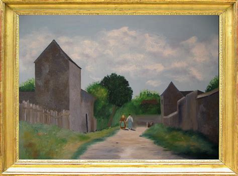 Paysans Sur Le Chemin De Campagne PISSARO