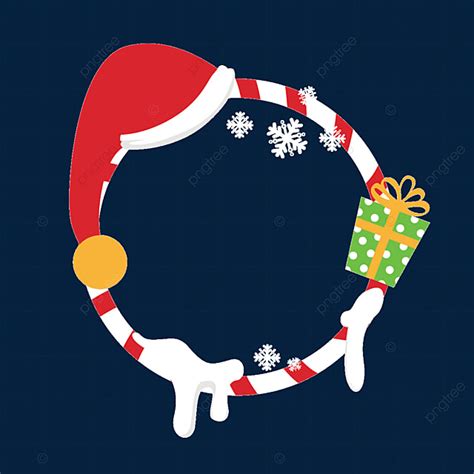 Cute Christmas Border Clipart Transparent Background Twibbon Cute