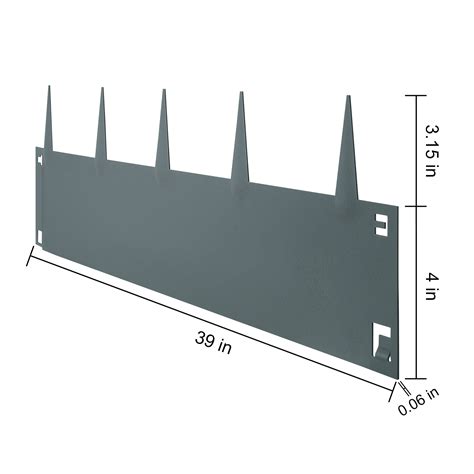 VEVOR Steel Landscape Edging, 5-pack Steel Garden Edging Borders, 39" L