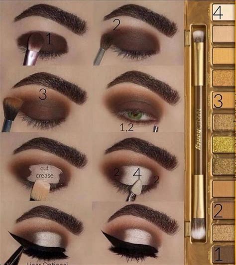 How To Draw Eyeshadow Makeup Tutorials Step By Step Lilyart Oog