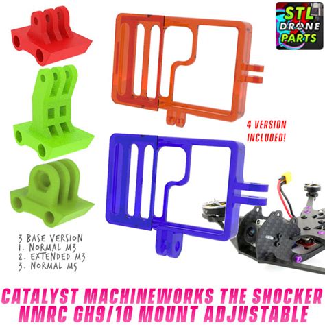 Stl File Catalyst Machineworks The Shocker Namelessrc Naked Gopro Hero Mount D Print