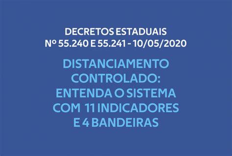 Estado Adota Sistema De Distanciamento Controlado Entenda Como