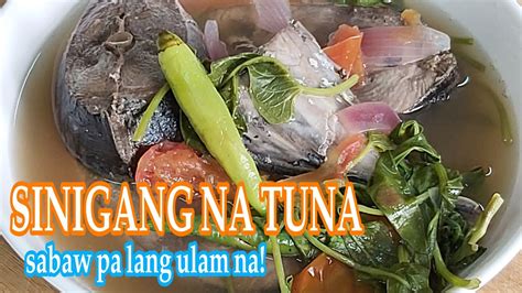 Sinigang Na Tuna Youtube