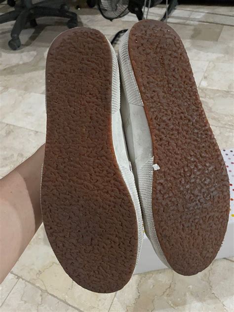 Superga Cotu Leather Velcro Sneakers Womens Fashion Footwear