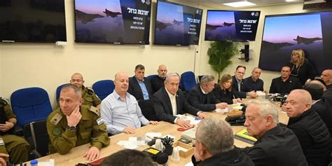 Netanyahu Re Ne A Su Gabinete De Guerra Tras El Ataque De Ir N A Israel