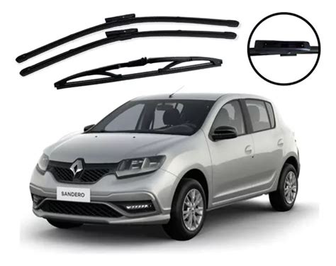 Kit Palheta Limpador Parabrisa Renault Sandero A Frete Gr Tis