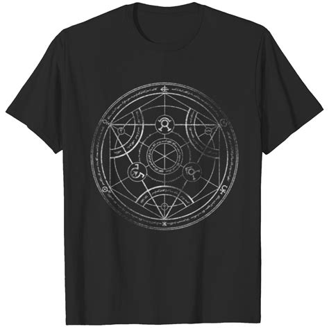 Human Transmutation Circle Chalk T Shirts Sold By Cheyannedreed Sku