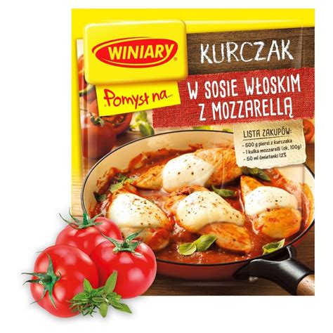 Winiary Pomys Na Kurczak W Sosie W Oskim Z Mozzarell G Zakupy