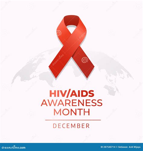 Vector Graphic Of Hiv Aids Awareness Month Good For Hiv Aids Awareness