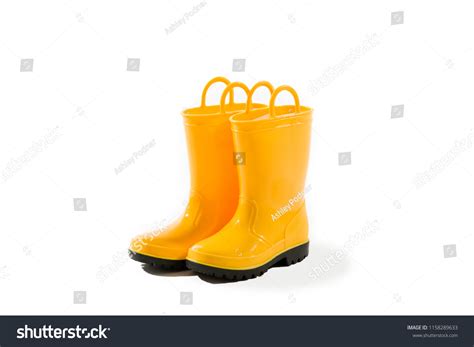 Kids Yellow Galoshes Rain Boots Stock Photo 1158289633 | Shutterstock