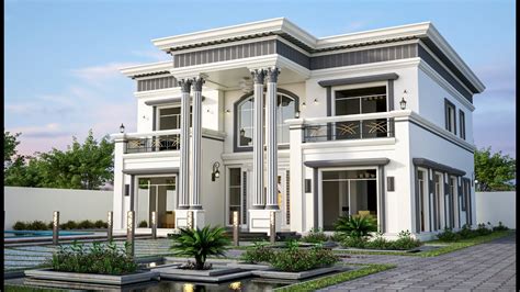 3d Walkthrough Of Classic Villa I Uae I Sketchup I Enscape Youtube