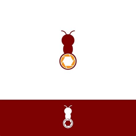 Premium Vector Ant Photography Logo