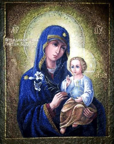 Икона Божией Матери Неувядаемый Цвет Madonna Art Madonna And Child