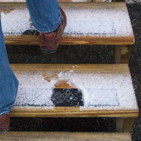 Outdoor Deck/Stair Treads for Ice & Snow | Handi-Ramp