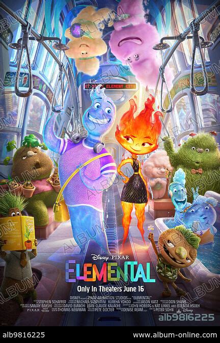 Poster Of Elemental Directed By Peter Sohn Copyright Pixar