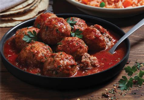 Spanish Style Meatballs Auntie Gem S Kitchen