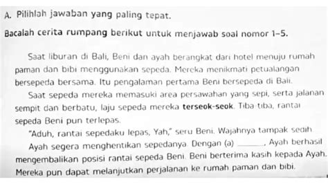 Kunci Jawaban Esps Bahasa Indonesia Kelas Halaman Kurikulum