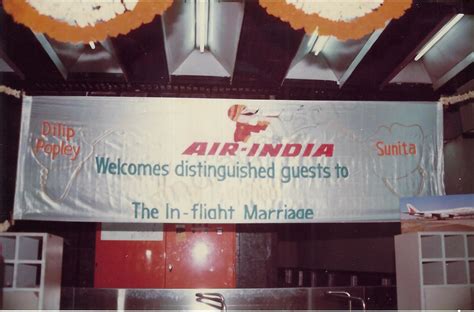 Hawai Bandhan A Wedding In The Air Air India Collector