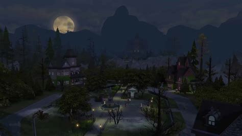 The Sims 4 Vampires: Forgotten Hollow Lot Sizes