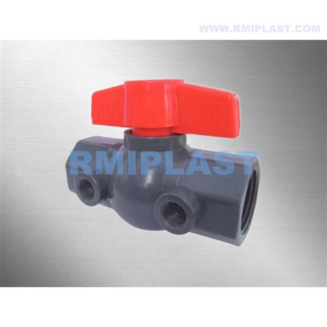 1 Inch PVC Compact Ball Valve By JIS ANSI DIN Pn10 BS UPVC Plastic