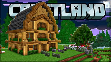 Como Fazer A Casa Mais Bonita Do Minecraft Craftland Youtube