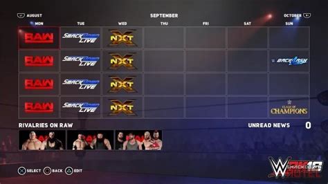 Wwe 2k18 All Wwe Universe Mode Details And Screenshots Wwe 2k18 News