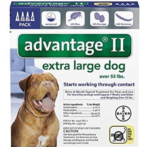 Advantage Ii Extra Large Dog Flea Treatments