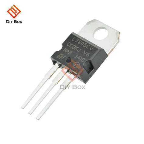 Semiconductors And Actives 10x L7805cv Fixed Voltage Regulator 5v 1 5a Voltage Regulator L7805