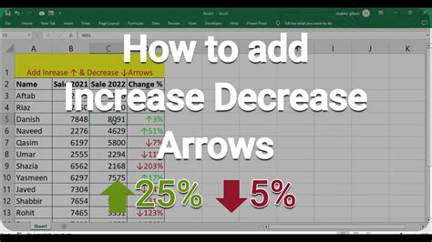 How To Insert Arrow Symbol In Excel Cell Printable Online