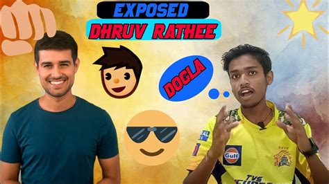 Exposed For Dhruv Rathee Dhruv Rathee Exposed 😱 Youtube