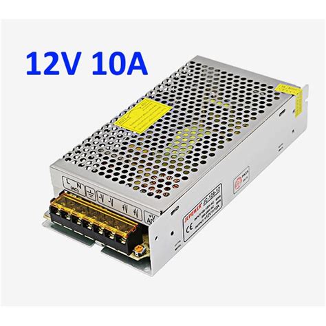 Switching Power Supply 12v 10a 120w สวิตชิ่งเพาเวอร์ซัพพลาย 12v 10a 120w สีเงิน Shopee Thailand