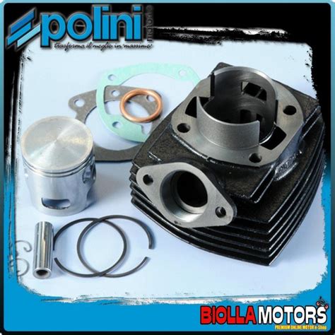 142 0089 Gruppo Termico Polini Racing 65cc D 46 Peugeot 103 Ghisa Aria