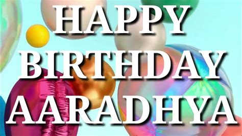 Happy Birthday Aaradhya Aaradhya Birthday Shorts Youtube