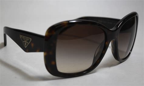 Prada Womens Metal Bridge Brown Gradient Mirrored Sunglasses