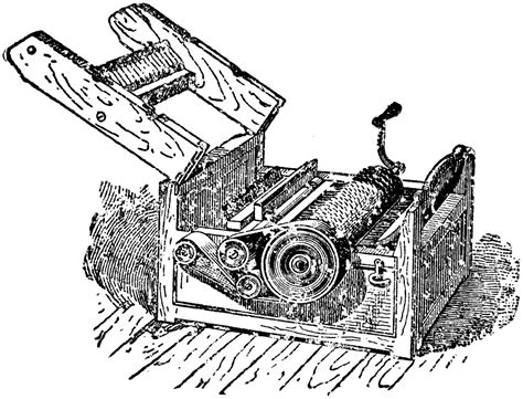 Diagram Of The Cotton Gin