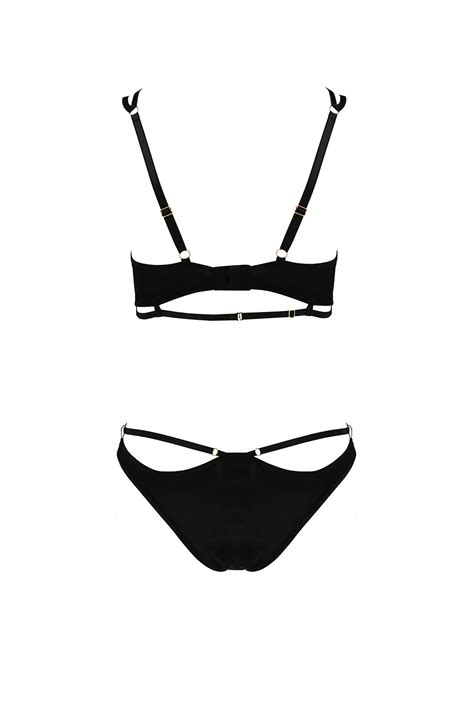 Nocna Komplet Biustonosz Figicasmir Victoria Bikini Black Sklep