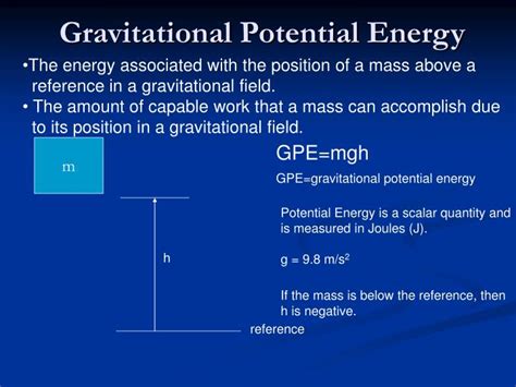 PPT - Gravitational Potential Energy PowerPoint Presentation, free ...