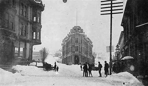 Now And Then Seattles Big Snow Of 1884