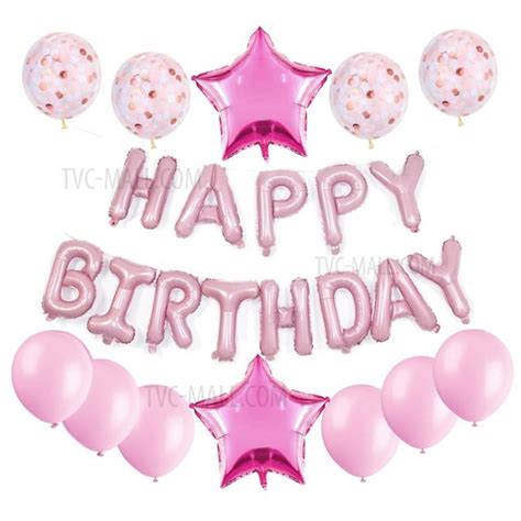 Wholesale 25Pcs/Set Happy Birthday Banner Balloons Foil Letters ...