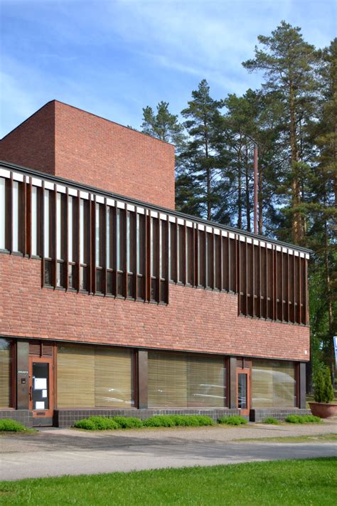 Saynatsalo Town Hall By Alvar Aalto At Artofit