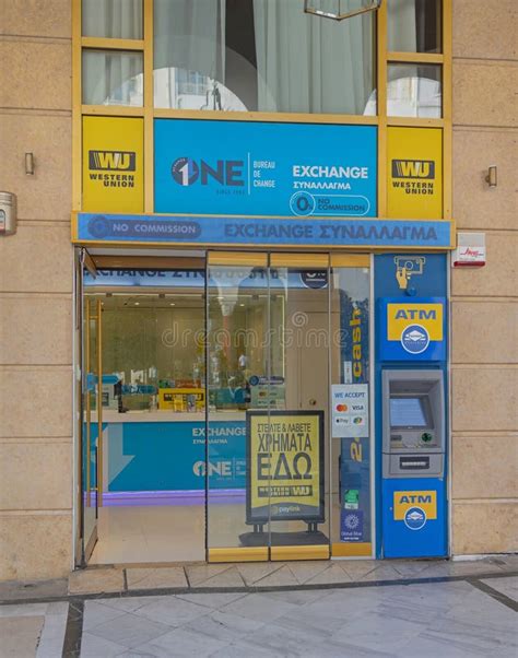 Exchange Office Syntagma Square Editorial Stock Photo Image Of