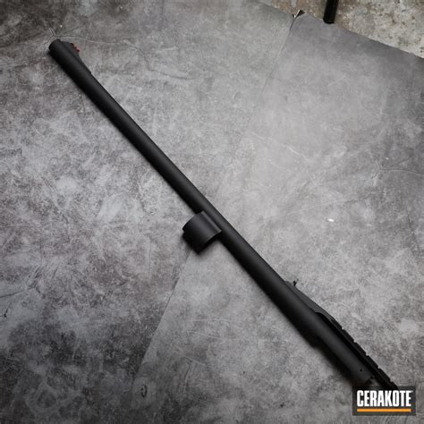 Shotgun Barrel with a Armor Black Finish | Cerakote