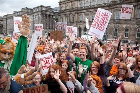 Justice For Gingers Call As Redheads Hold Their First Pride March