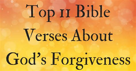 Top 11 Bible Verses About God’s Forgiveness | ChristianQuotes.info