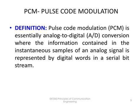 Ppt Pulse Modulation Powerpoint Presentation Free Download Id 3686204