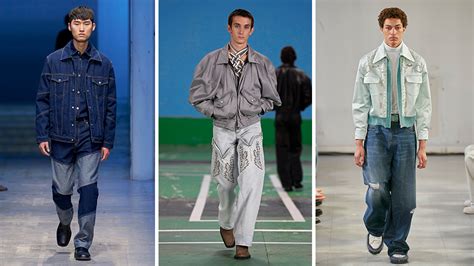 Mens Denim Trends 3 Looks That Took Over 2022 Fashion Week Stylecaster