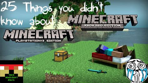 25 Things You Didnt Know About Minecraft Xbox 360 And Ps3 Youtube