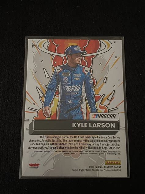 Panini Donruss Nascar Racing Power Squad Insert Ps Kyle Larson